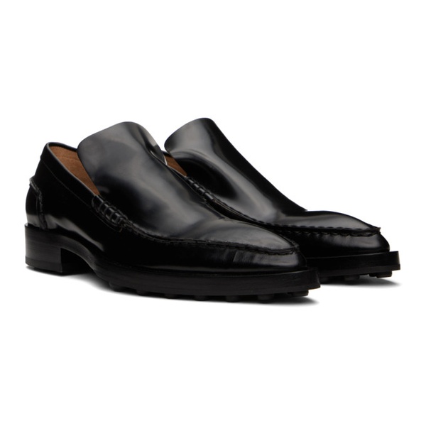 질샌더 질샌더 Jil Sander Black Leather Loafers 231249F121017