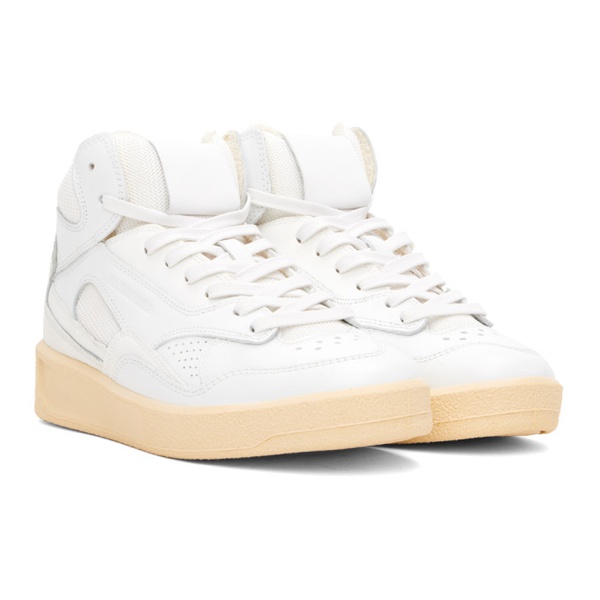질샌더 질샌더 Jil Sander White High-Top Sneakers 231249F127001