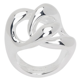 질샌더 Jil Sander Silver Curb Chain Ring 231249M147016