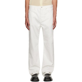 질샌더 Jil Sander White Five-Pocket Jeans 231249M186000