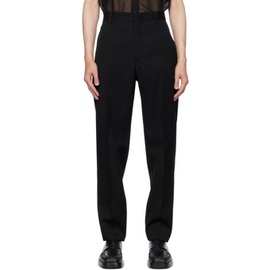 질샌더 Jil Sander Black Slim-Fit Trousers 231249M191000