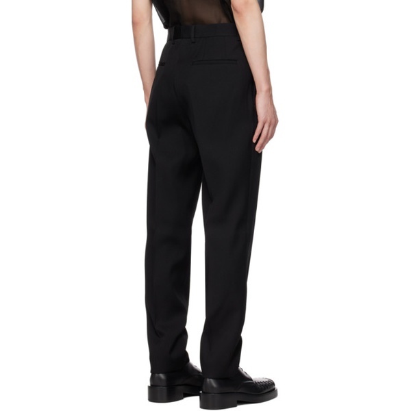 질샌더 질샌더 Jil Sander Black Slim-Fit Trousers 231249M191000