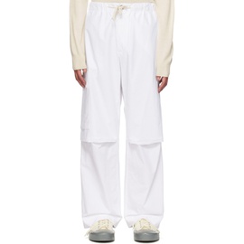 질샌더 Jil Sander White Relaxed Trousers 231249M191046