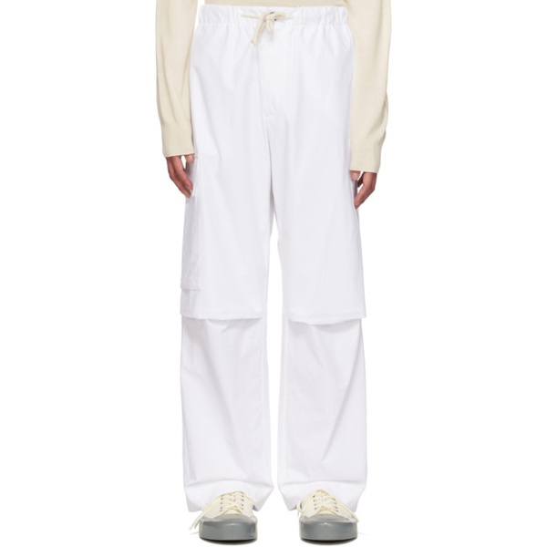 질샌더 질샌더 Jil Sander White Relaxed Trousers 231249M191046