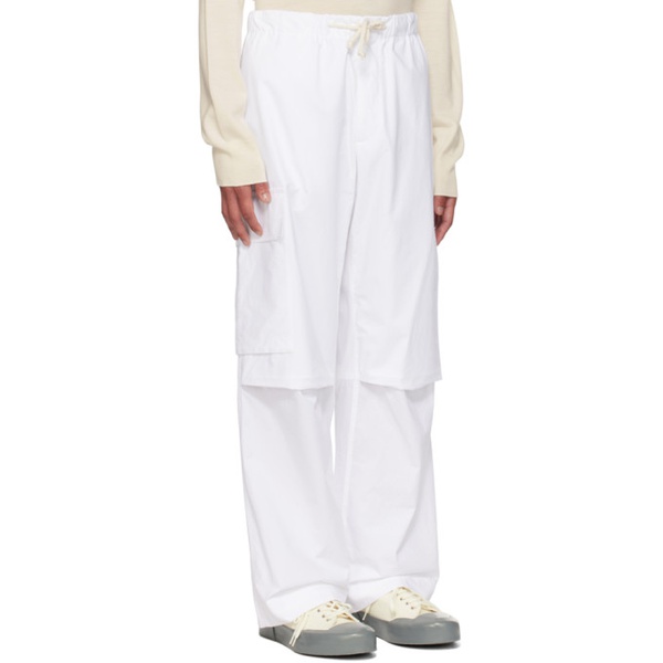 질샌더 질샌더 Jil Sander White Relaxed Trousers 231249M191046