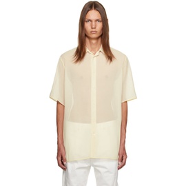 질샌더 Jil Sander 오프화이트 Off-White Spread Collar Shirt 231249M192008