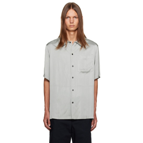 질샌더 질샌더 Jil Sander Gray Spread Collar Shirt 231249M192015