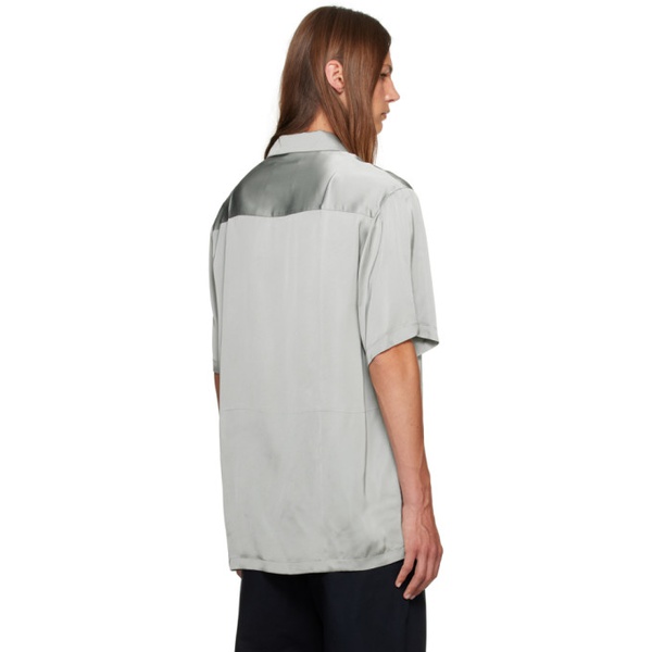 질샌더 질샌더 Jil Sander Gray Spread Collar Shirt 231249M192015