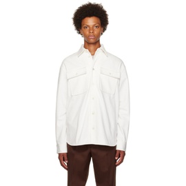 질샌더 Jil Sander White Oversized Denim Shirt 231249M192044