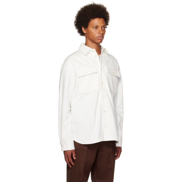질샌더 질샌더 Jil Sander White Oversized Denim Shirt 231249M192044