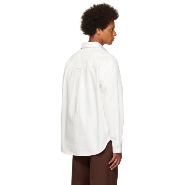 질샌더 질샌더 Jil Sander White Oversized Denim Shirt 231249M192044