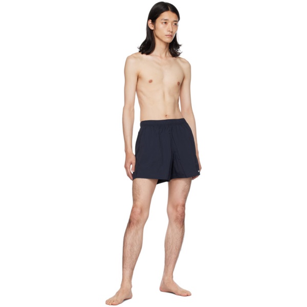 질샌더 질샌더 Jil Sander Navy Printed Swim Shorts 231249M208002