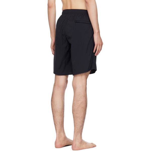 질샌더 질샌더 Jil Sander Black Printed Swim Shorts 231249M208004