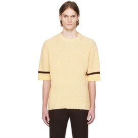 질샌더 Jil Sander Yellow Stripe T-Shirt 231249M213044