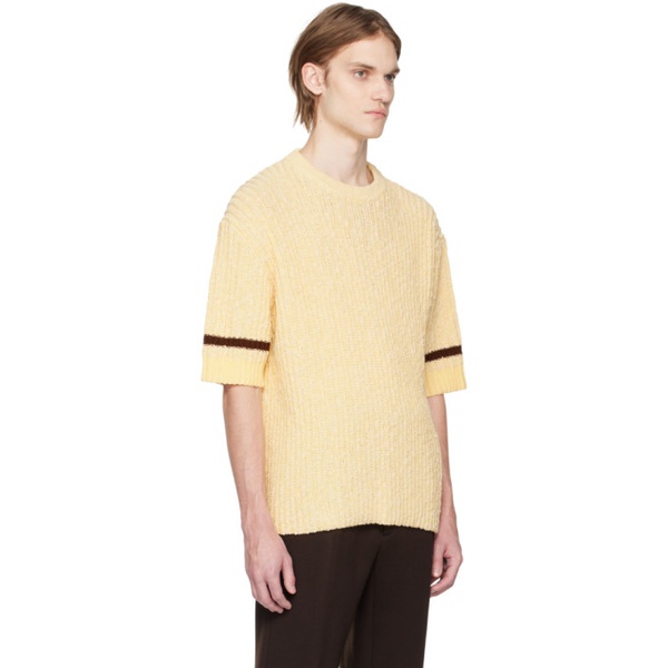 질샌더 질샌더 Jil Sander Yellow Stripe T-Shirt 231249M213044