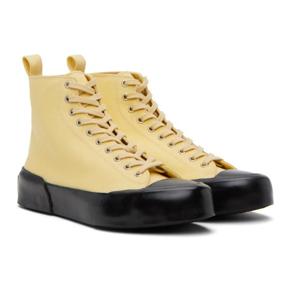 질샌더 질샌더 Jil Sander Yellow High-Top Sneakers 231249M236004