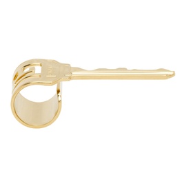 발망 Balmain Gold Key Ring 231251F011000