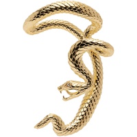 발망 Balmain Gold Snake Single Ear Cuff 231251F022001