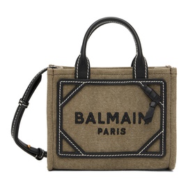 발망 Balmain Khaki Mini B-Army Bag 231251F048041