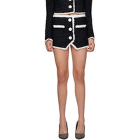 발망 Balmain Black Fringed Miniskirt 231251F090034
