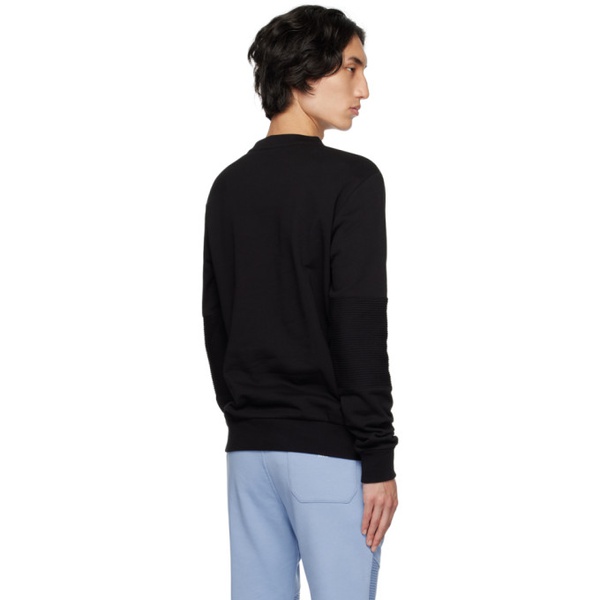 발망 발망 Balmain Black Reflective Sweatshirt 231251M204031