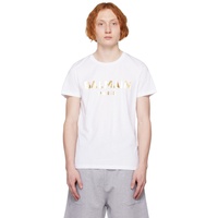 발망 Balmain White Metallic T-Shirt 231251M213009