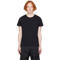 발망 Balmain Black Embossed T-Shirt 231251M213013