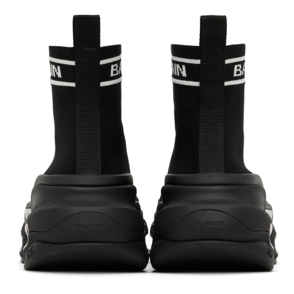 발망 발망 Balmain Black B-Bold Sneakers 231251M236006