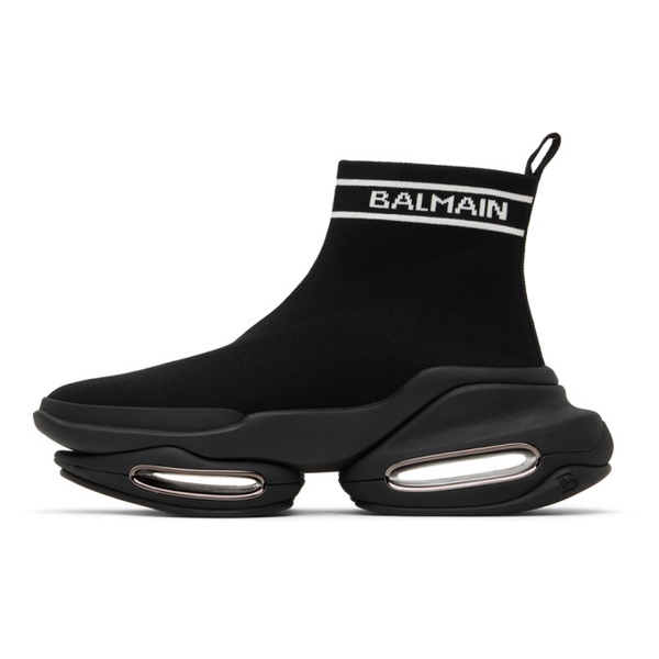 발망 발망 Balmain Black B-Bold Sneakers 231251M236006