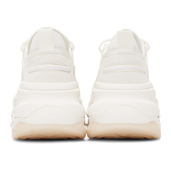 발망 발망 Balmain White B-Bold Sneakers 231251M237012