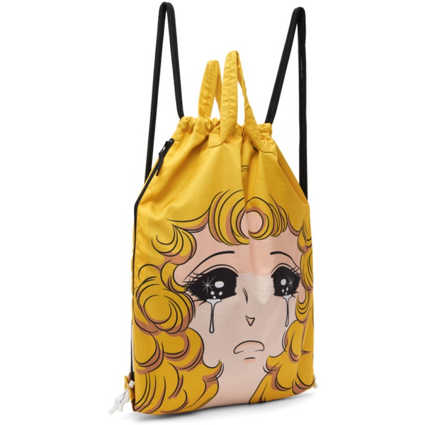  푸시버튼 Pushbutton SSENSE Exclusive Yellow Crying Girl Backpack 231252F042001
