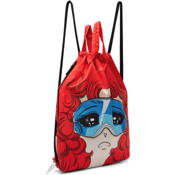  푸시버튼 Pushbutton SSENSE Exclusive Red Goggles Girl Backpack 231252F042002