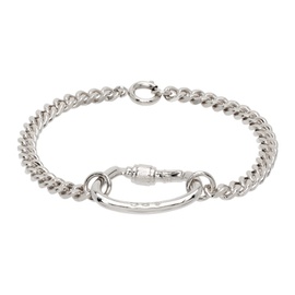 아페쎄 A.P.C. Silver Lock Bracelet 231252M142021