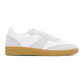 아페쎄 A.P.C. White & Gray Plain Sneakers 231252M237010