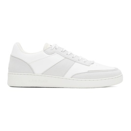 아페쎄 A.P.C. White & Gray Plain Sneakers 231252M237012
