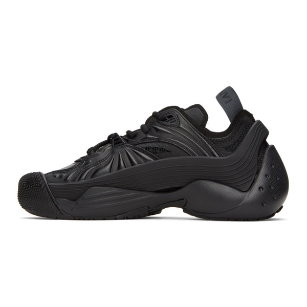  랑방 Lanvin Black Flash-X Sneakers 231254F128014