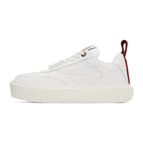  랑방 Lanvin White Curbies Sneakers 231254M237021