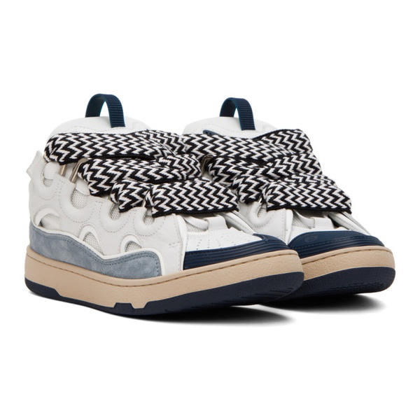  랑방 Lanvin SSENSE Exclusive Gray Curb Sneakers 231254M237065