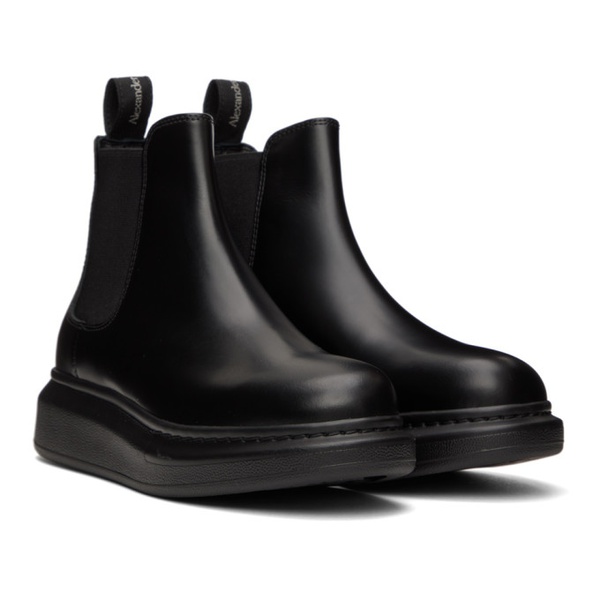 알렉산더 맥퀸 알렉산더맥퀸 Alexander McQueen Black Hybrid Chelsea Boots 231259F113000