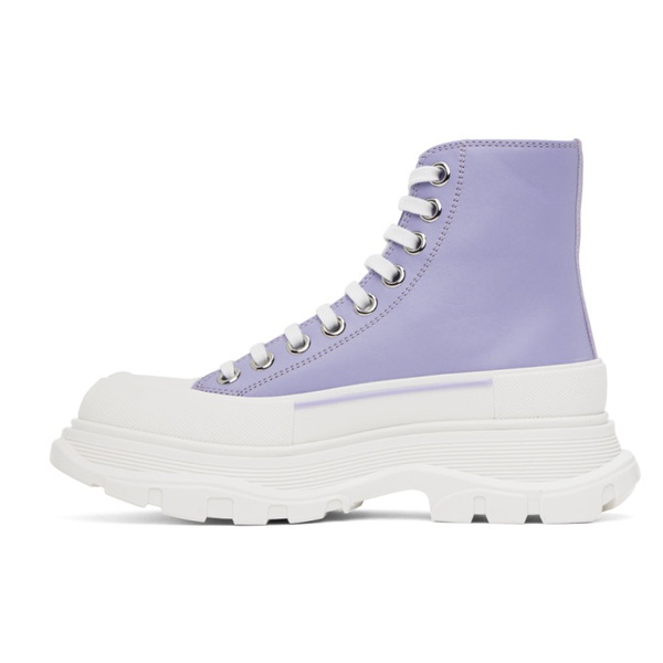 알렉산더 맥퀸 알렉산더맥퀸 Alexander McQueen Purple Tread Slick Sneakers 231259F127007