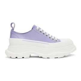 알렉산더맥퀸 Alexander McQueen Purple Tread Slick Sneakers 231259F128016