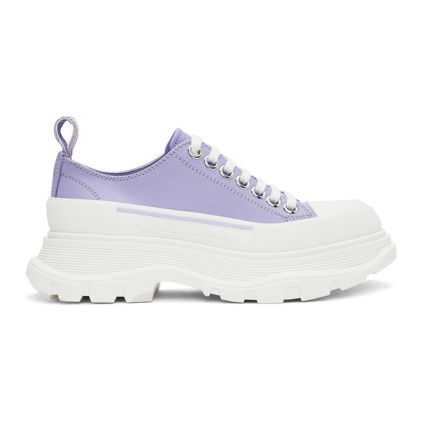 알렉산더 맥퀸 알렉산더맥퀸 Alexander McQueen Purple Tread Slick Sneakers 231259F128016