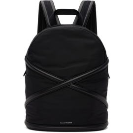 알렉산더맥퀸 Alexander McQueen Black The Harness Backpack 231259M166002