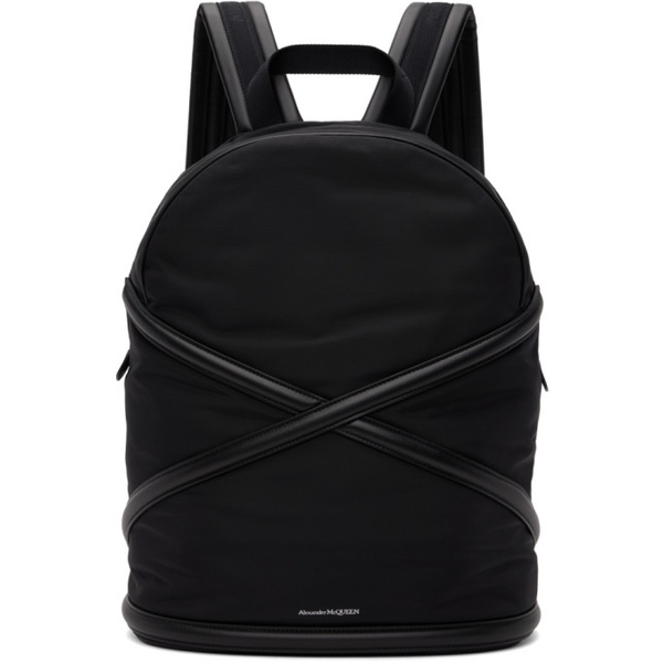 알렉산더 맥퀸 알렉산더맥퀸 Alexander McQueen Black The Harness Backpack 231259M166002