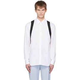 알렉산더맥퀸 Alexander McQueen White Harness Shirt 231259M192037