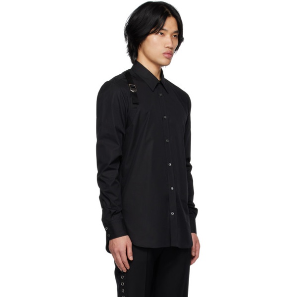알렉산더 맥퀸 알렉산더맥퀸 Alexander McQueen Black Harness Shirt 231259M192038