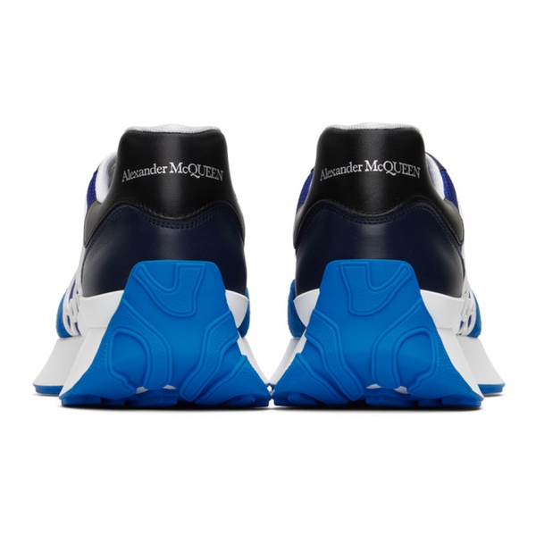 알렉산더 맥퀸 알렉산더맥퀸 Alexander McQueen Blue Sprint Runner Sneakers 231259M237100
