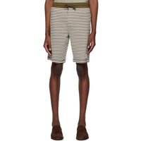 폴스미스 Paul Smith Brown Stripe Shorts 231260M193018