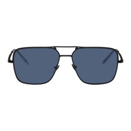 조르지오 아르마니 Giorgio Armani Black Aviator Sunglasses 231262M134001