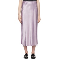 막스 마라 레저 맥스마라 Max Mara Leisure Purple Blando Midi Skirt 231265F092012